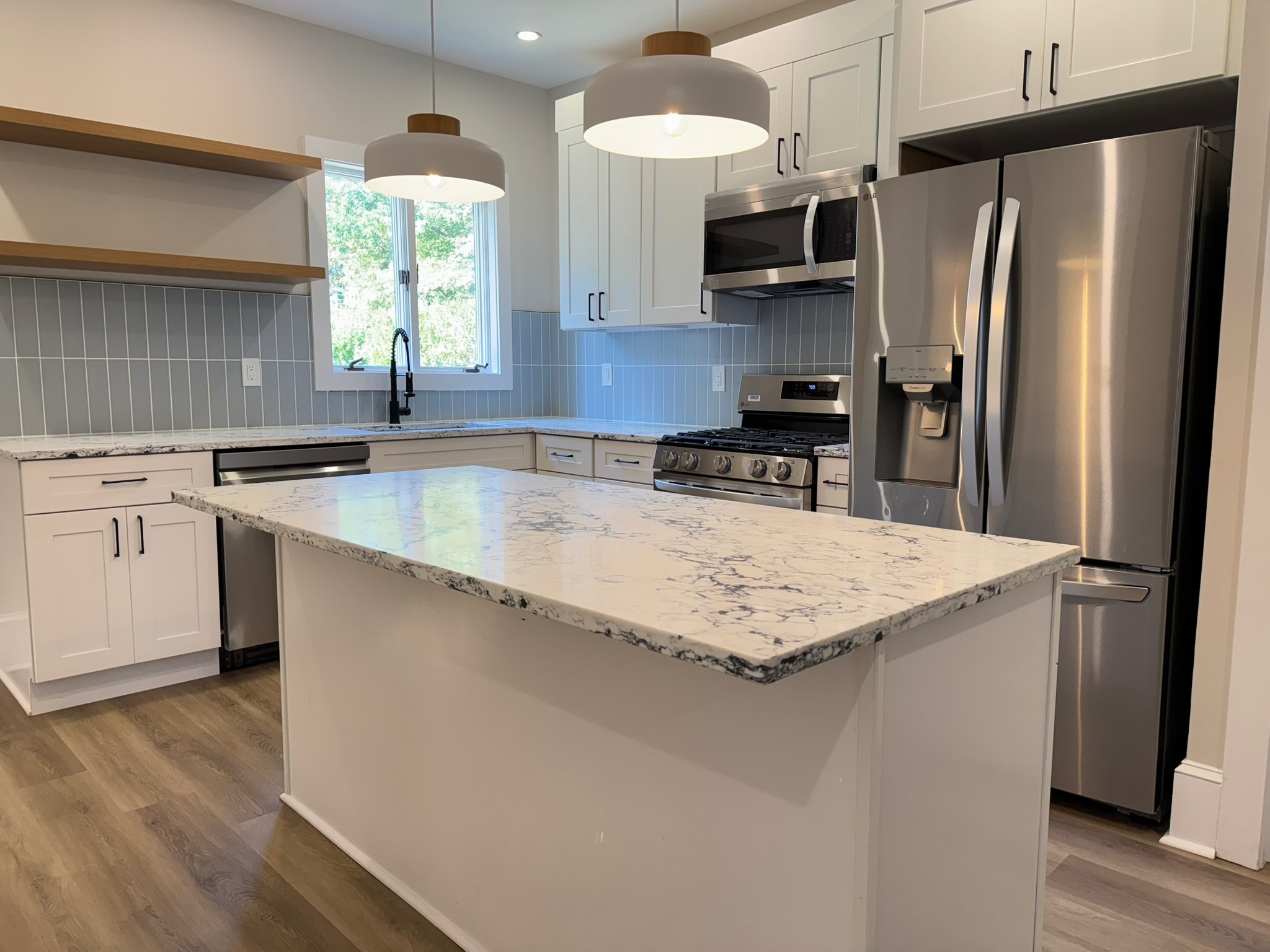 Open Concept Kitchen & Living — Photo 8